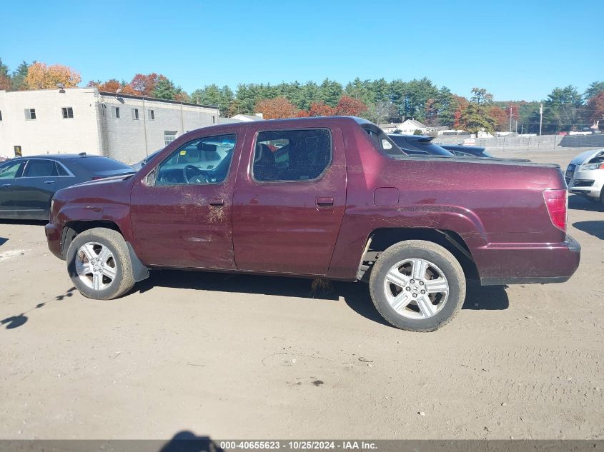 2009 Honda Ridgeline Rtl VIN: 5FPYK16539B109631 Lot: 40655623