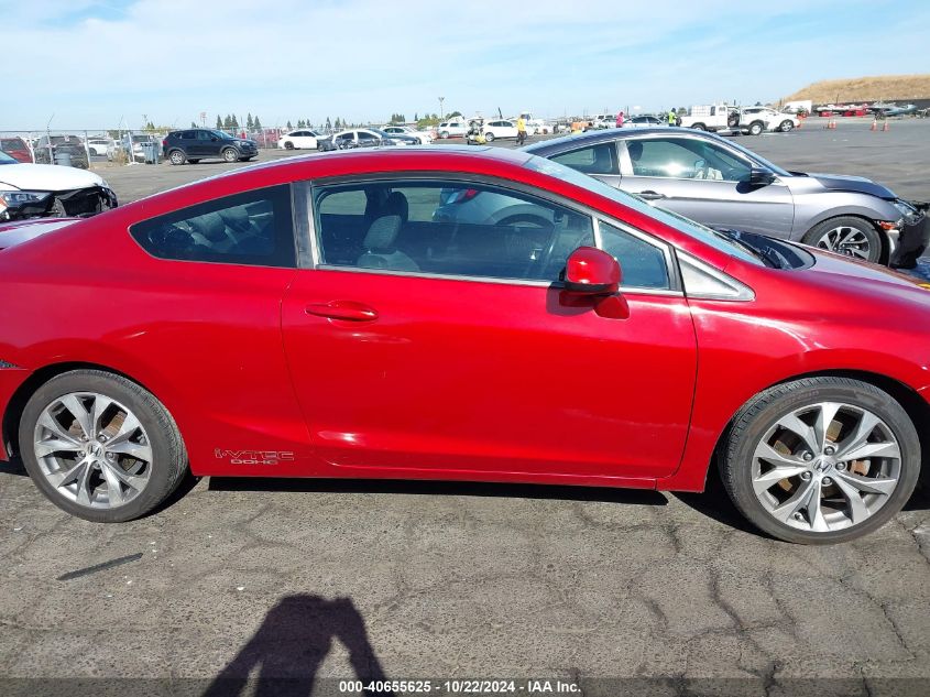 2012 Honda Civic Si VIN: 2HGFG4A58CH701619 Lot: 40655625