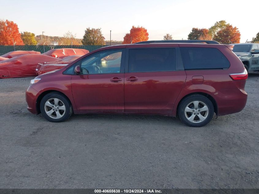 2016 Toyota Sienna Le VIN: 5TDKK3DC8GS728228 Lot: 40655638