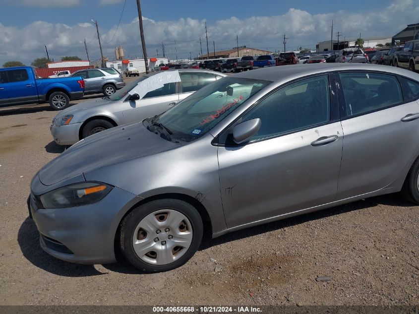 2015 Dodge Dart Se VIN: 1C3CDFAA7FD307344 Lot: 40655668