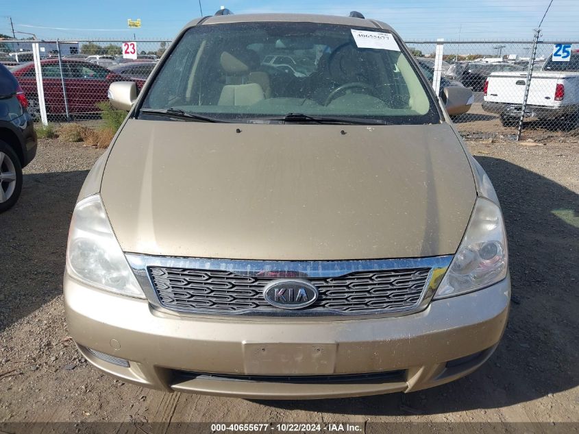 2011 Kia Sedona Lx VIN: KNDMG4C71B6406396 Lot: 40655677