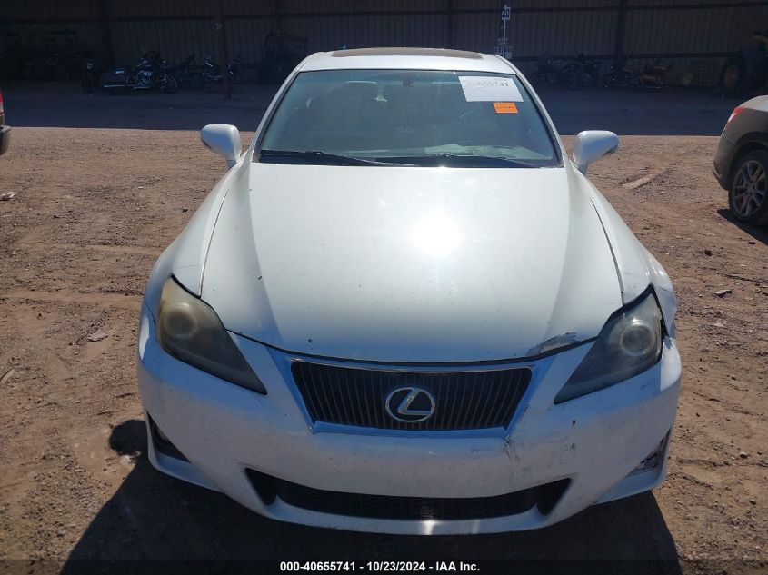 2011 Lexus Is 250 VIN: JTHBF5C21B2101619 Lot: 40655741