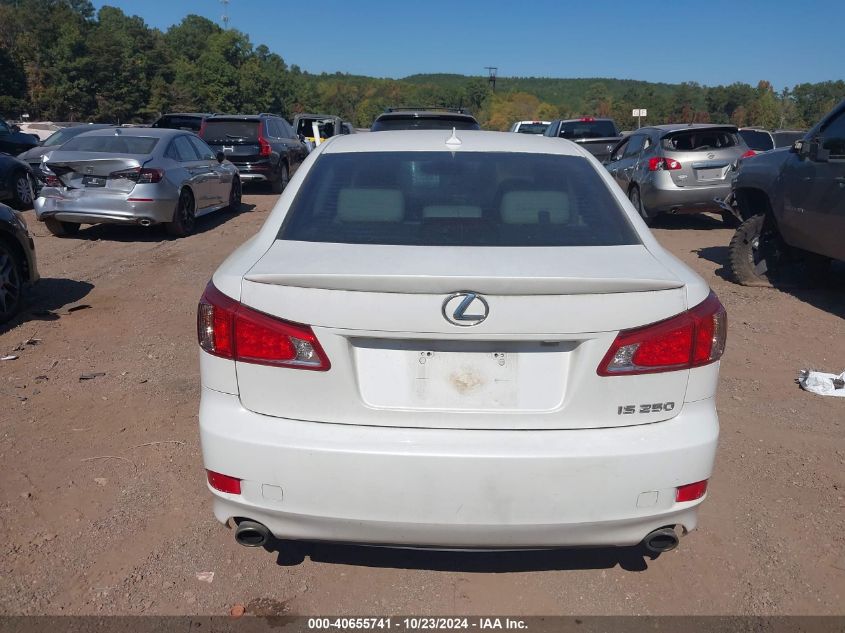 2011 Lexus Is 250 VIN: JTHBF5C21B2101619 Lot: 40655741