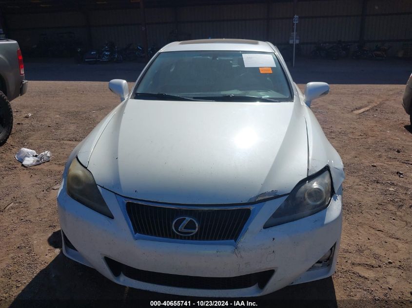 2011 Lexus Is 250 VIN: JTHBF5C21B2101619 Lot: 40655741