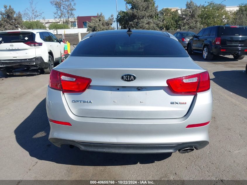 2015 Kia Optima Ex VIN: 5XXGN4A70FG405527 Lot: 40655768