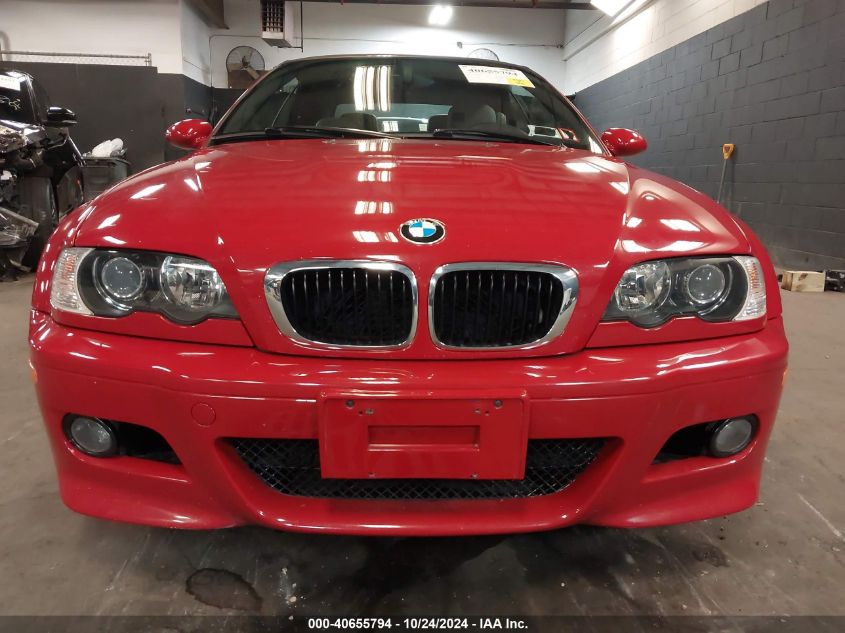 2002 BMW M3 VIN: WBSBR93462EX22542 Lot: 40655794