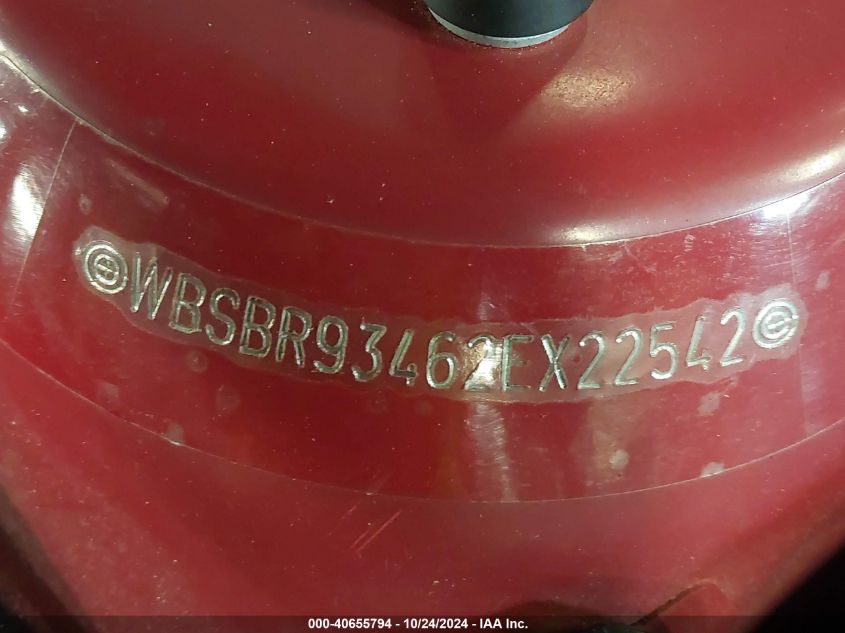 2002 BMW M3 VIN: WBSBR93462EX22542 Lot: 40655794