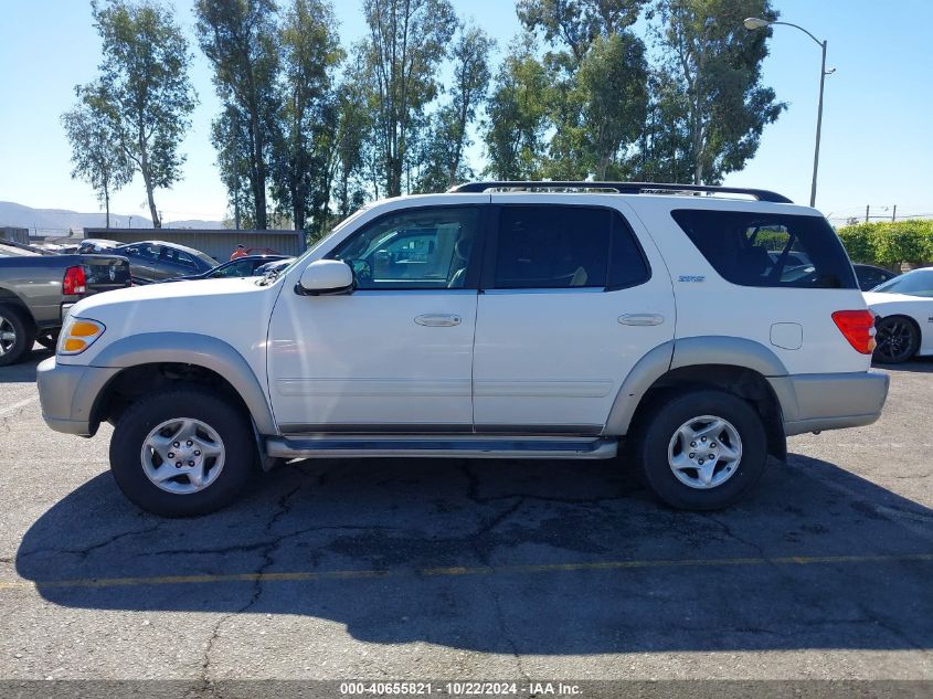 2002 Toyota Sequoia Sr5 V8 VIN: 5TDZT34A62S134496 Lot: 40655821