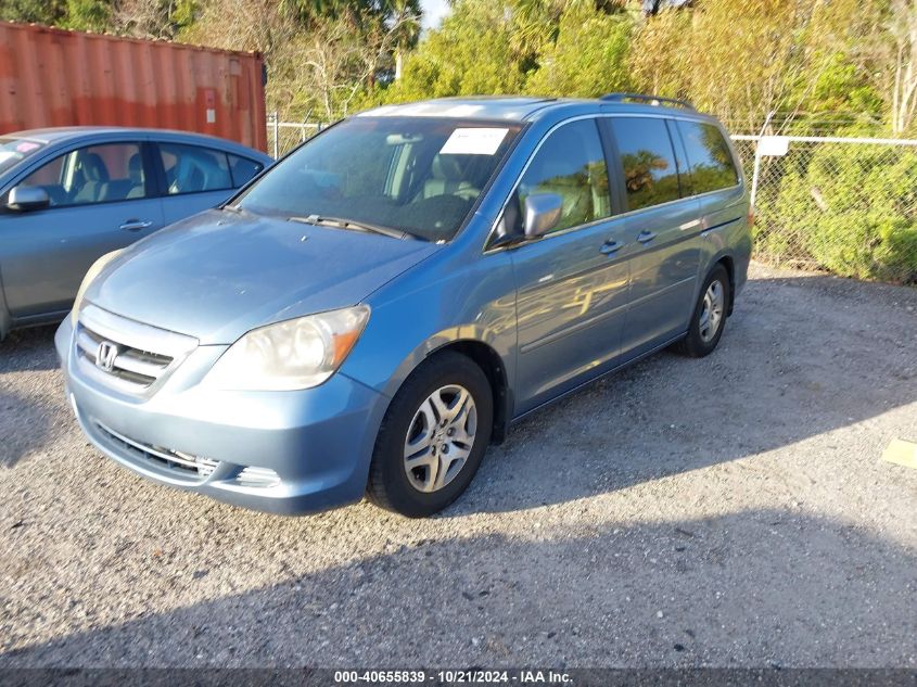 2006 Honda Odyssey Exl VIN: 5FNRL38696B112329 Lot: 40655839