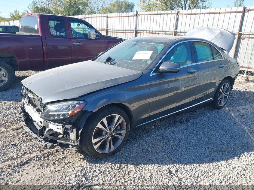 VIN W1KWF8EB0MR610621 2021 MERCEDES-BENZ C 300 4MATIC