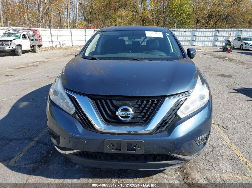 2016 Nissan Murano Platinum/S/Sl/Sv VIN: 5N1AZ2MH6GN117905 Lot: 40655917