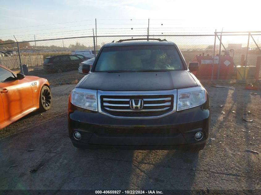 2013 Honda Pilot Ex-L VIN: 5FNYF4H57DB011321 Lot: 40655927