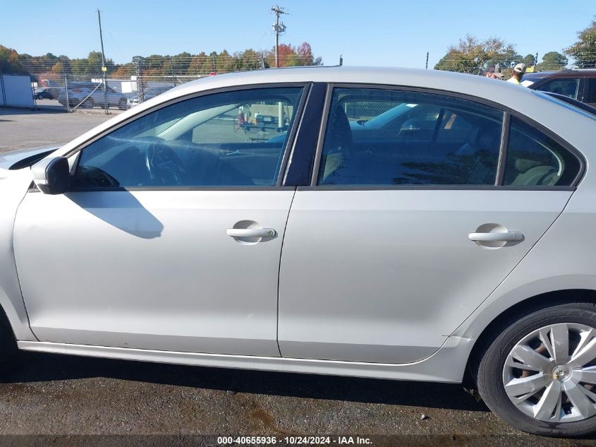 2011 Volkswagen Jetta 2.5L Se VIN: 3VWDX7AJ6BM336813 Lot: 40655936