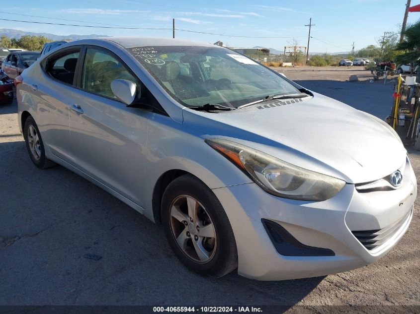 2014 Hyundai Elantra Se VIN: 5NPDH4AE7EH501621 Lot: 40655944