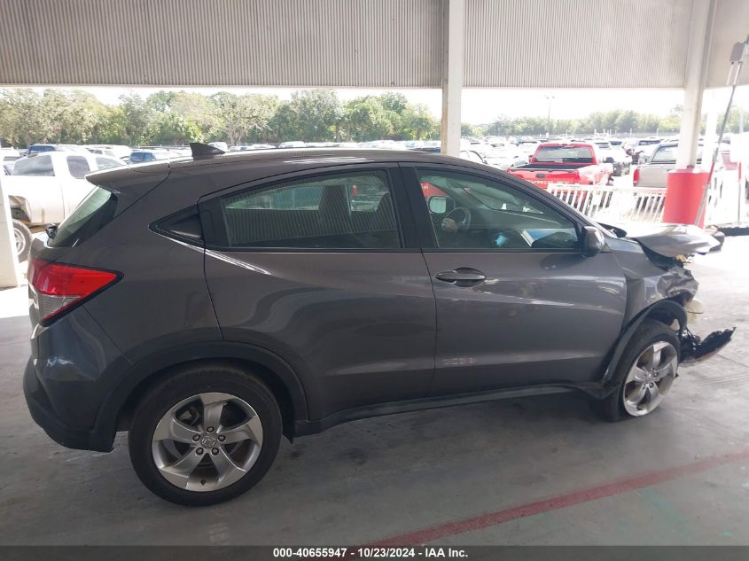 2019 Honda Hr-V Lx VIN: 3CZRU5H37KG706267 Lot: 40655947