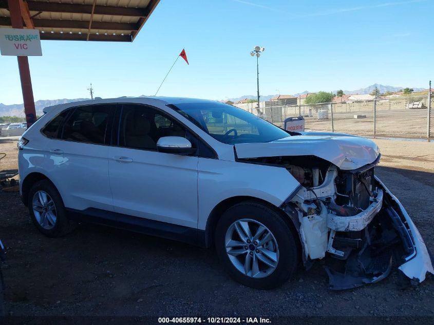 2017 Ford Edge Sel VIN: 2FMPK3J87HBC65521 Lot: 40655974