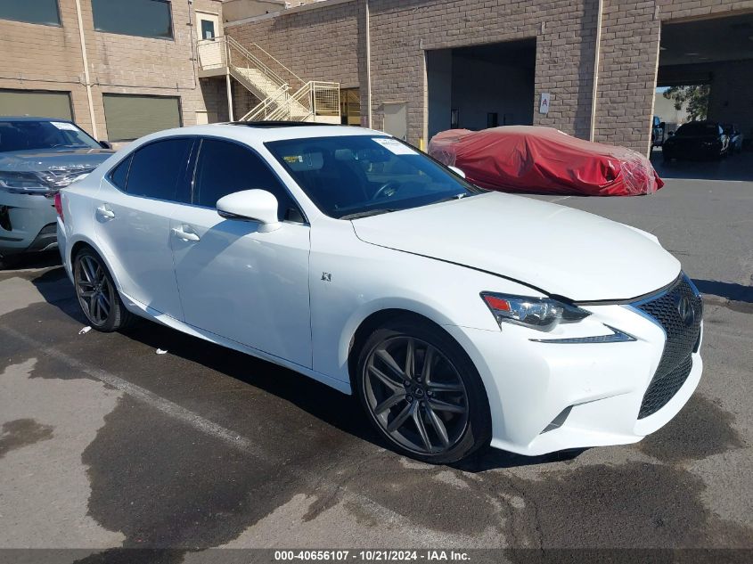 VIN JTHBE1D20G5027674 2016 Lexus IS, 350 no.1