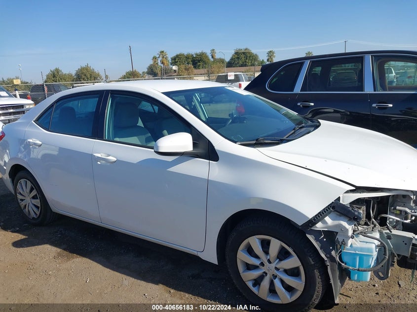 2016 Toyota Corolla Le VIN: 5YFBURHEXGP400617 Lot: 40656183