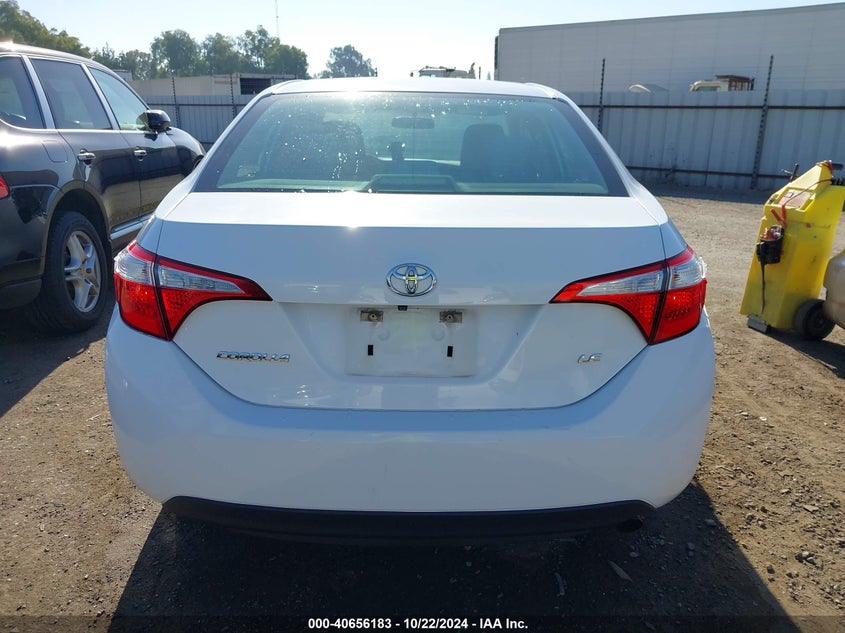 2016 Toyota Corolla Le VIN: 5YFBURHEXGP400617 Lot: 40656183