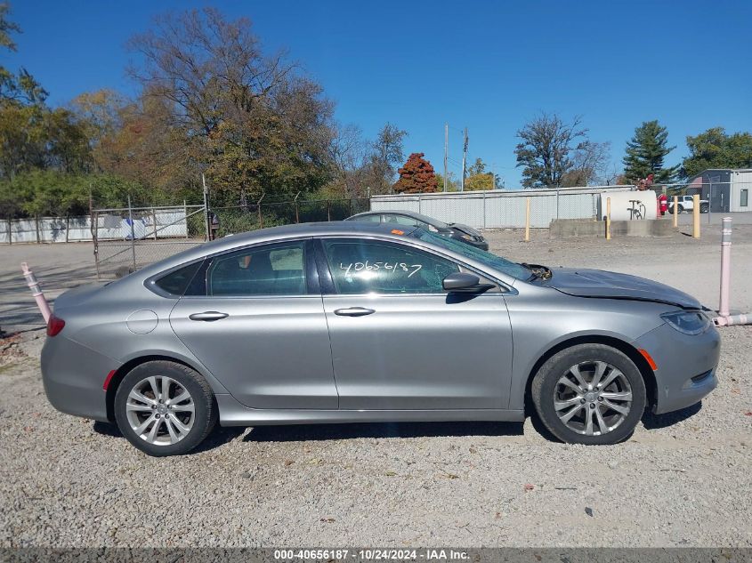 2015 Chrysler 200 Limited VIN: 1C3CCCAB0FN551986 Lot: 40656187