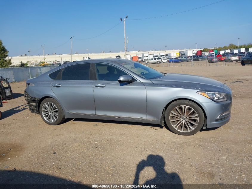 2017 Genesis G80 3.8 VIN: KMHGN4JE0HU170862 Lot: 40656190