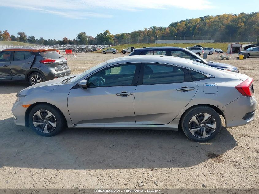 2019 Honda Civic Lx VIN: 19XFC2F63KE038423 Lot: 40656251