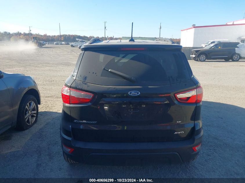 2018 Ford Ecosport Se VIN: MAJ6P1UL1JC229776 Lot: 40656299