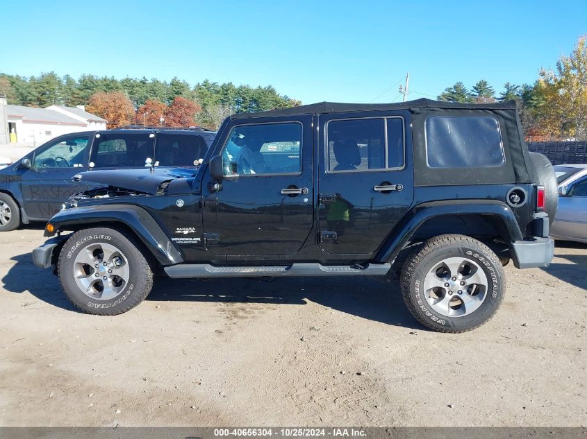 2017 Jeep Wrangler Unlimited Sahara 4X4 VIN: 1C4BJWEG2HL715886 Lot: 40656304