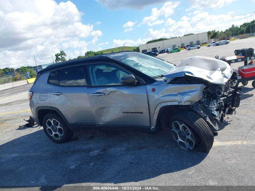 2022 Jeep Compass Trailhawk 4X4 VIN: 3C4NJDDB1NT152627 Lot: 40656446