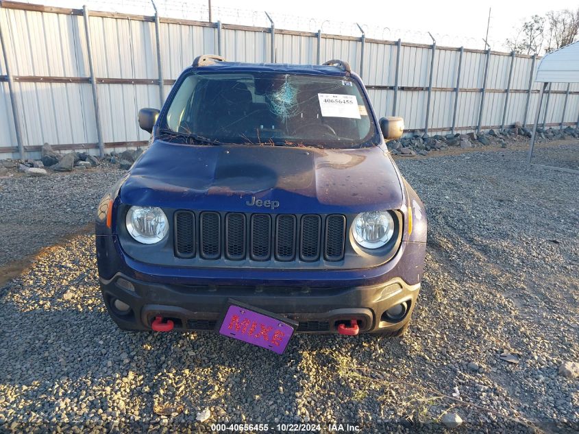 2016 Jeep Renegade Trailhawk VIN: ZACCJBCT6GPD52029 Lot: 40656455