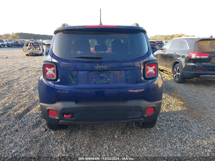 2016 Jeep Renegade Trailhawk VIN: ZACCJBCT6GPD52029 Lot: 40656455