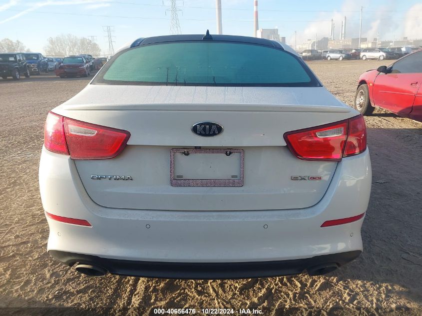 2015 Kia Optima Ex VIN: 5XXGN4A7XFG504761 Lot: 40656476