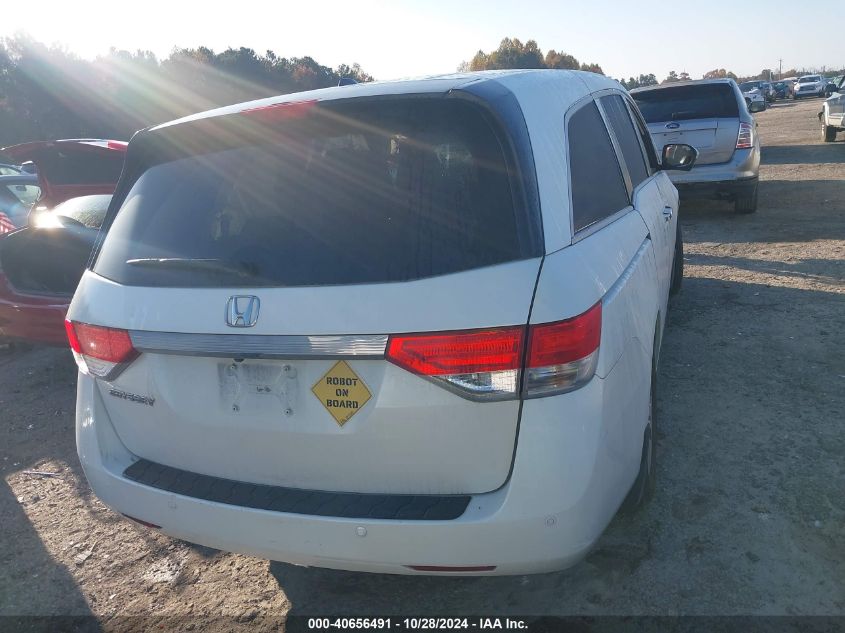 2014 Honda Odyssey Ex-L VIN: 5FNRL5H69EB060727 Lot: 40656491