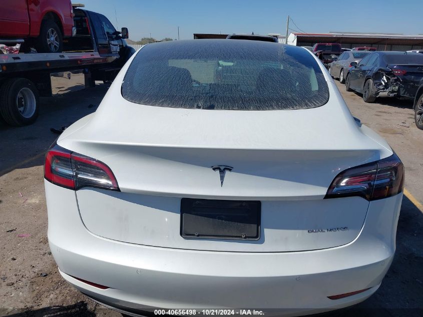 2021 Tesla Model 3 Long Range Dual Motor All-Wheel Drive VIN: 5YJ3E1EBXMF984165 Lot: 40656498