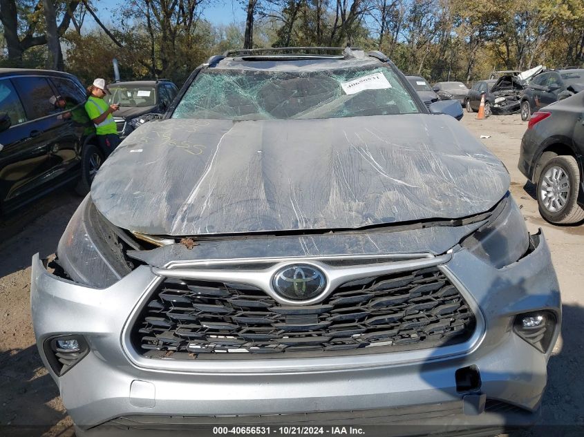 2021 Toyota Highlander Xle VIN: 5TDHZRBH9MS057655 Lot: 40656531