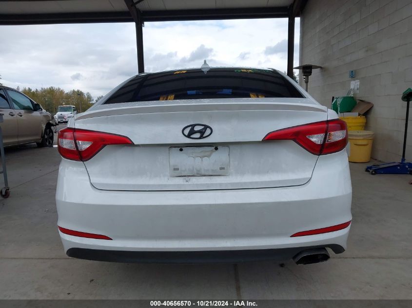 2017 Hyundai Sonata Se VIN: 5NPE24AF4HH533848 Lot: 40656570