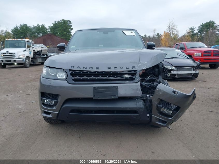 2016 Land Rover Range Rover Sport 3.0L V6 Supercharged Hse VIN: SALWS2VF1GA571412 Lot: 40656583