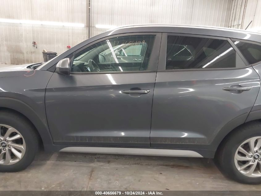 2017 Hyundai Tucson Se VIN: KM8J3CA46HU390374 Lot: 40656679