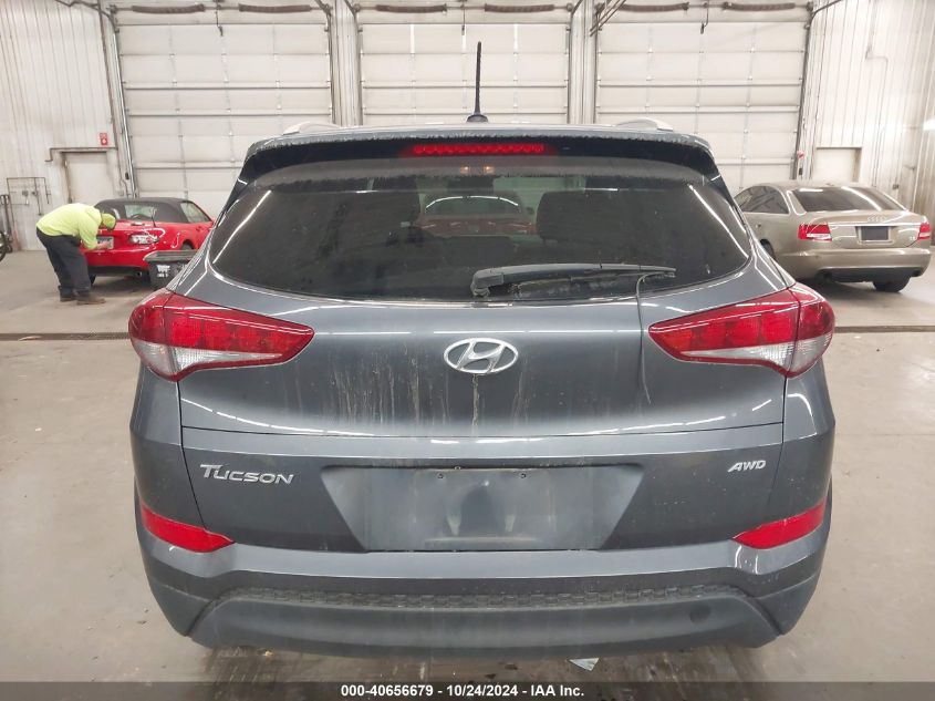 2017 Hyundai Tucson Se VIN: KM8J3CA46HU390374 Lot: 40656679