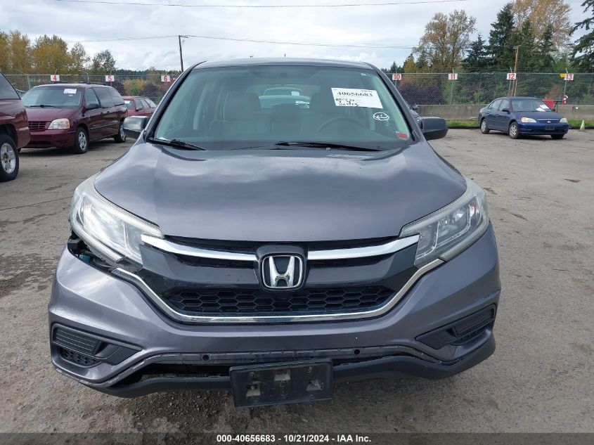 2016 Honda Cr-V Lx VIN: 2HKRM4H32GH607533 Lot: 40656683