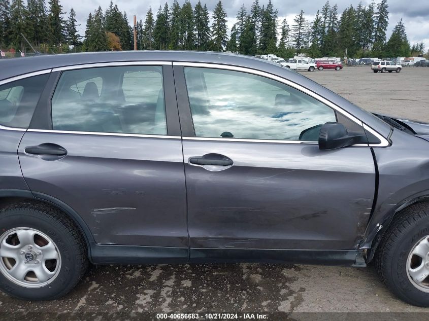 2016 Honda Cr-V Lx VIN: 2HKRM4H32GH607533 Lot: 40656683