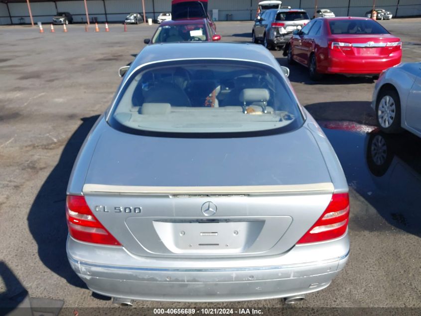 2000 Mercedes-Benz Cl 500 VIN: WDBPJ75J8YA005439 Lot: 40656689