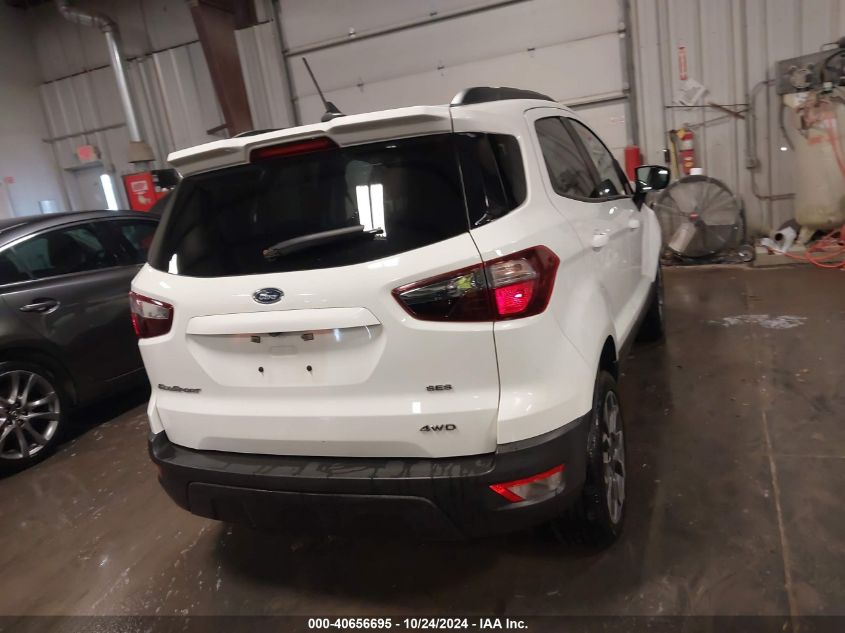 2019 Ford Ecosport Ses VIN: MAJ6S3JL6KC262952 Lot: 40656695