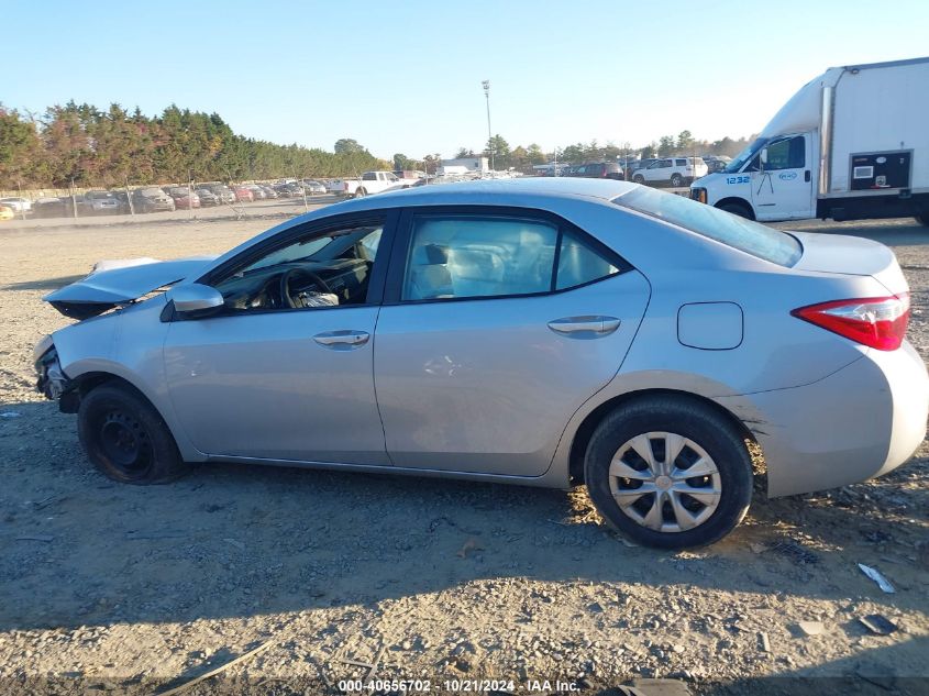 2014 Toyota Corolla L/Le/Le Pls/Prm/S/S Pls VIN: 2T1BURHE0EC041940 Lot: 40656702