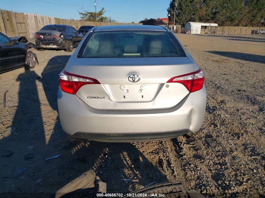 2014 Toyota Corolla L/Le/Le Pls/Prm/S/S Pls VIN: 2T1BURHE0EC041940 Lot: 40656702