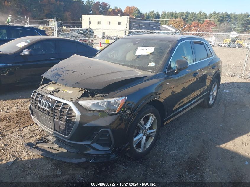 VIN WA1DECF38L1042186 2020 AUDI Q3 no.2