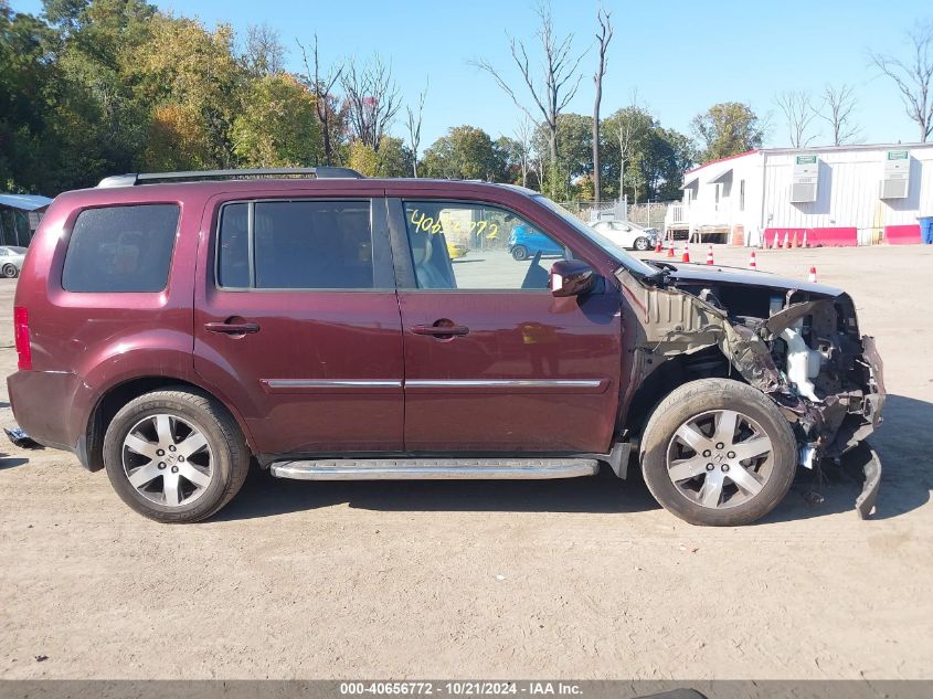 2013 Honda Pilot Touring VIN: 5FNYF4H97DB026467 Lot: 40656772