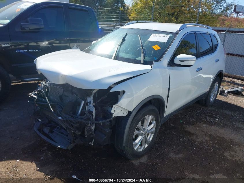 VIN KNMAT2MVXGP679337 2016 Nissan Rogue, SV no.2