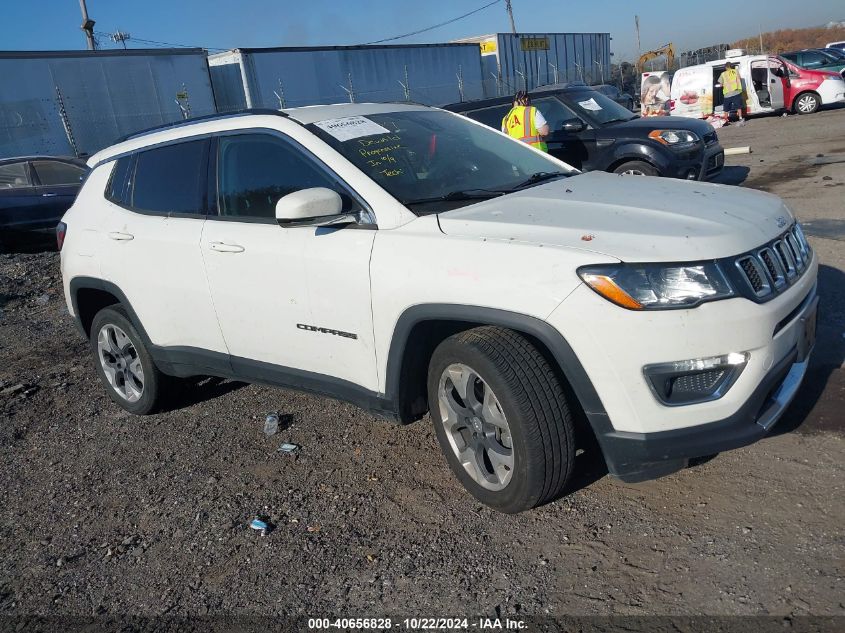 2021 Jeep Compass Limited 4X4 VIN: 3C4NJDCBXMT589087 Lot: 40656828