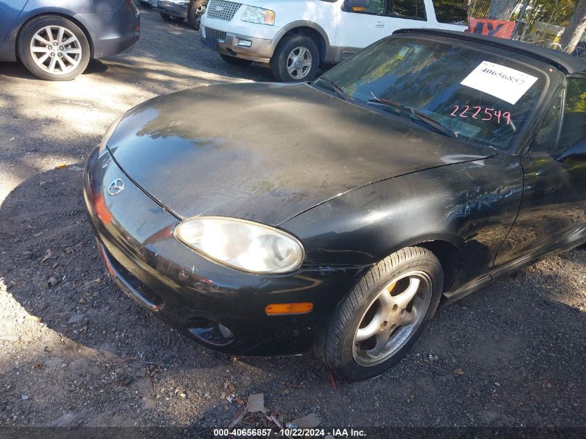 2002 Mazda Mx-5 Miata Cloth/Ls/Se VIN: JM1NB353820222549 Lot: 40656857